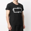 Kort ärm Men Tee Summer High Quality Cotton Men's T-shirts Tryckt bokstavskorrigering Crew Neck For Lovers Casual Fashion 223V