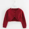 Jackets Autumn 2-12Y Kids Cardigan Grils Cotton SweaterChildren Clothes Print Lovely Long Sleeve Knitwear Shawl