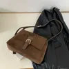 Borsa a tracolla a tracolla 2023Ins Borsa a tracolla monospalla in pelle scamosciata di nuovo stile Moda Senior Sentiment Borsestylishyslbags