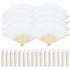 Party Favor 25pcs personnalisé gravé pliant main ventilateur de mariage personnalité fans anniversaire personnalisé bébé décor cadeaux pour invité