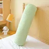 Pillow Case Long Pillowcase Roll Headrest Neck Bolster Cylindrical Pillow Cover Home Decor Sofa Sleep Ice Bean Massage Cushion Cover No Fill 231013