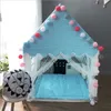 Toy Tents Portable Kids Tent Children's Tent Folding Tipi Baby Play House Large Girls Pink Princess Party Castle Child Room Decor Foldable 231019