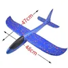 Flygplan Modle 48 cm Hand Throw Airplane Epp Foam Fly Glider Planes Model Aircraft Outdoor Fun Toys for Children Party Game 48 CM Plan 231018