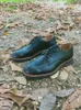 Bottes Design officiel Derby chaussures hommes bas-haut Goodyear-welted affaires en cuir véritable robe de mariage hommes