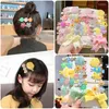 Acessórios de cabelo 9 Pçs / set 2023 Crianças Hairpin Summer Girl Baby Fruit Clip Headdress