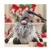 Juldekorationer 30 cm svenska Santa Gnome plysch handgjorda skandinaviska skrivbordsmedlemmar mini dekor prydnad docka kka6216 drop d dhpkl