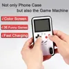 Cell Phone Cases Video Game Boy Phone Case For Samsung S22 Plus Note 20 Ultra iPhone 14 Pro Max Rechargeable Shell Color Screen Protective CoverL2310/16