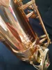 Ny mässing Tenor Saxofon Golden STS-802 BB Woodwind Tenor Sax Spela professionellt musikinstrument guld med fall munstycken