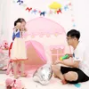 Toy Tents 1.35M Portable Children's Tent Toys for Kids Folding Tents Baby Play House Large Girls Pink Princess Castle Children Room Decor 231019