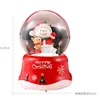 Decorative Objects Figurines Christmas Dream Crystal Ball Ornaments Music Box Romantic Snowflakes Dancing Music Box Girl Princess Child Girl Birthday Gift 231019