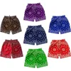 Shorts voor heren Europese en Amerikaanse cashewnoten retro hiphop bloemen recht los strand driepunts heren 20212105