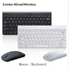 Teclados 2.4G sem fio Mini Tamanho Mouse Teclado Combo Set com Multimídia para Tablet Laptop Mac Desktop PC TV Andrews Windows 231019