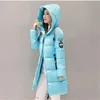 Women's Down Parkas Winter Warm Midlength Windbreak Hooded Parka Print Cotton Coats Korean Fashion Overcoat Casual Snow Casaco Puffer Jacket 231018