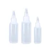 Storage Bottles 30/60/100ml Empty PE Plastic Glue With Screw-On Lids Squeeze Liquid Ink Oil Dropper Pigment Container