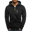 Mens Hoodies Sweatshirts Jacket Hooded Coat Cool Casual Zip Sweatshirt Sportswear Fashion Hoodie 231018