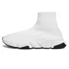 Kvinnliga män designer Paris Speed ​​Sock Runner Shoes Triple Black White Pink Blue Clear Sole Balensgcias Luxurys Platform Bottes Sneakers Trainers 36-45