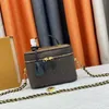 2023 Luxury DrawString Designer Bag Fashion Women's Shoulder Bag Cylindrical Box toalettartiklar Handväska Crossbody Designer Shoulder Bag Women's Leather Zipper Bag Tote