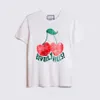 22s Beverly Hills Cherry designer top t-shirt moda uomo abbigliamento di lusso manica corta uomo donna Punk Bear stampa lettera Estate 2174