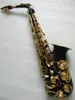 Niestandardowy super akcja 80 Seria II Saksofon Saksofon Saksofon czarny złoto EB Tune 802 Model E Flat Sax z ustnikiem Profesjonalnym instrumentem muzycznym