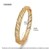 Wando 24K 4Pcs Can Open Dubai Arab Kuwait Gold Color Bangles For Women Girl Arabic Middle East Bride African Jewelry Bangle347a