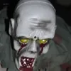 Autres fournitures de fête d'événement effrayant Halloween rampant fantôme électronique effrayant sanglant Zombie avec accessoire d'oeil LED 231019