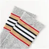 Mens Socks Name Designer Men Crew Hip Hop Stripe Sock Woman Wholesale Drop Fashion Delivery