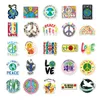 50 datorer Världen Peace Cartoon Graffiti Stickers PVC Personlighet Trend Creative Waterproof Decoration