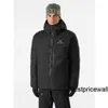 Arcterxy Jacket Men's ARC'TERXY Men's Charge Coat Lightweight Parker Coat Veste d'escalade résistante aux intempéries Alpha Lightweight Black XS HBOF