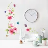 벽 스티커 5 디자인 소형 사쿠라 꽃 침실 거실 부엌 PVC 데칼 벽화 예술 DIY 홈 장식 데칼 포스터 231019
