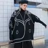 Kadın Sweaters Sonbahar Kış Kadın Belvek Kazak Sweater Baskılı Uzun Batwing Sleeve Loose Teps Street Giyim