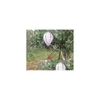 Dekoracje ogrodowe Rainbow Stripe Stripe Windsock Air Balon Wind Spinner Garden Yard Outdoor Dekoration