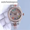 Movement Watch Clean Business 41mm Diamond Watch Automatic Mechanical Wristwatch Stainless Steel Waterproof Wristwatches l