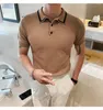 Men's Polos Korean Brand Men Polo Shirt Short Sleeve Summer Top Casual Male Para Hombre Camisa Knitting