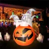 Halloweenowe zabawki 180 cm 6 stóp nadmuchiwane Halloween dynia dekoracja ogrodu ogrodu dmucha ducha złe zabawki z wbudowanymi światłami LED Dekorowanie prezentu 231019