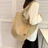 Evening Bags Oversized Female Fashion Canvas Fabric Slouchy Tote Bag Big Large Size Casual Leisure Textile Overnight Weekender Shopper