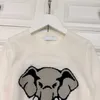 Роскошный модный детский свитер, дизайнерский высококачественный детский пуловер, размер 90-150 см, жаккардовый детский трикотаж с рисунком слона, 21 августа