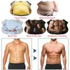 Midja mage shaper män buk reducer body shaper främjar svett bastu väst fitness midje tränare belly slant form sikt fett korsett topp 231018