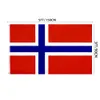 3x5fts 90x150cm Norway Flag Norwegian National Flags Polyester Banner för inomhusdekoration Direktfabrik grossist