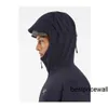 Arcterxy Giacca da uomo ARC'TERXY da uomo GAMMA MX HOODY Sport Outdoor Resistente alle intemperie e caldo Cappotto con cappuccio Habitat/Grigio Bianco S HBE9