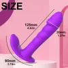 Vibratorer Stark dubbelmotor bärbar dildo -vibrator för kvinna fjärrkontroll G Spot Clitoris Stimulator Mute 10 Hastigheter Trosor vibrerande 231018