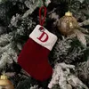 Christmas Decorations Navidad Natal Gift New Year Christmas Tree Decoration Home Decoration Letter Inventory Christmas Decoration Socks Knit x1019