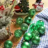 Christmas Decorations 24 Pcs Glass Christmas Ball Ornaments 2.36 Inch Christmas Tree Decoration Hanging Balls Christmas Ornaments for Party Decor 231019