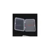 Storage Boxes Bins Rectangar Plastic Box High Quality Transparent Playing Cards Pp Packing Case Sea Eea986-1 Drop Delivery Home Gar Dhheh