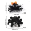 Hårtillbehör Halloween spindlar hårnål Stylish Clip Animal Barrettes för babyflickor Y55B