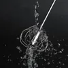 Semi-automatic Mixer Egg Beater Manual Self Turning 304 Stainless Steel Whisk Hand Blender Egg Cream Stirring Kitchen Tools Wholesale SN5298