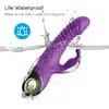 Vibromasseur lapin vibrateur automatique gode à poussée rotatif GSpot stimulateur de Clitoris jouets sexuels féminins pour femmes adultes 231018