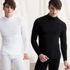 Erkekler termal iç çamaşırı kış iç peluş uzun kollu erkekler için set