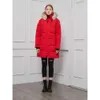 Diseñador de ganso canadiense versión de longitud media chaqueta acolchada Parkas de invierno abrigos gruesos y cálidos para mujer a prueba de viento Streetwear321