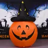 Halloween Toys Halloween Inflatable Toy LED Light Witch Hat Pumpkin Black Cat Halloween Decoration Outdoor Garden Yard Blow up Props Toys 231019