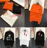 22SS Designer Sweater Mens Sweaters Letter broderi Långärmad t -skjorta rund nacke kassamere hoodie lös casual pullover jacka män kvinnor tröja